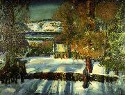 George Wesley Bellows Strabe im Winter Spain oil painting artist
